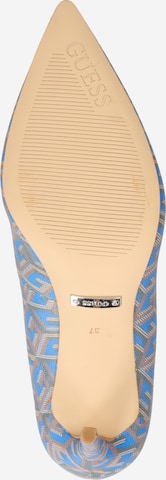 GUESS - Zapatos con plataforma 'PIERA8' en azul