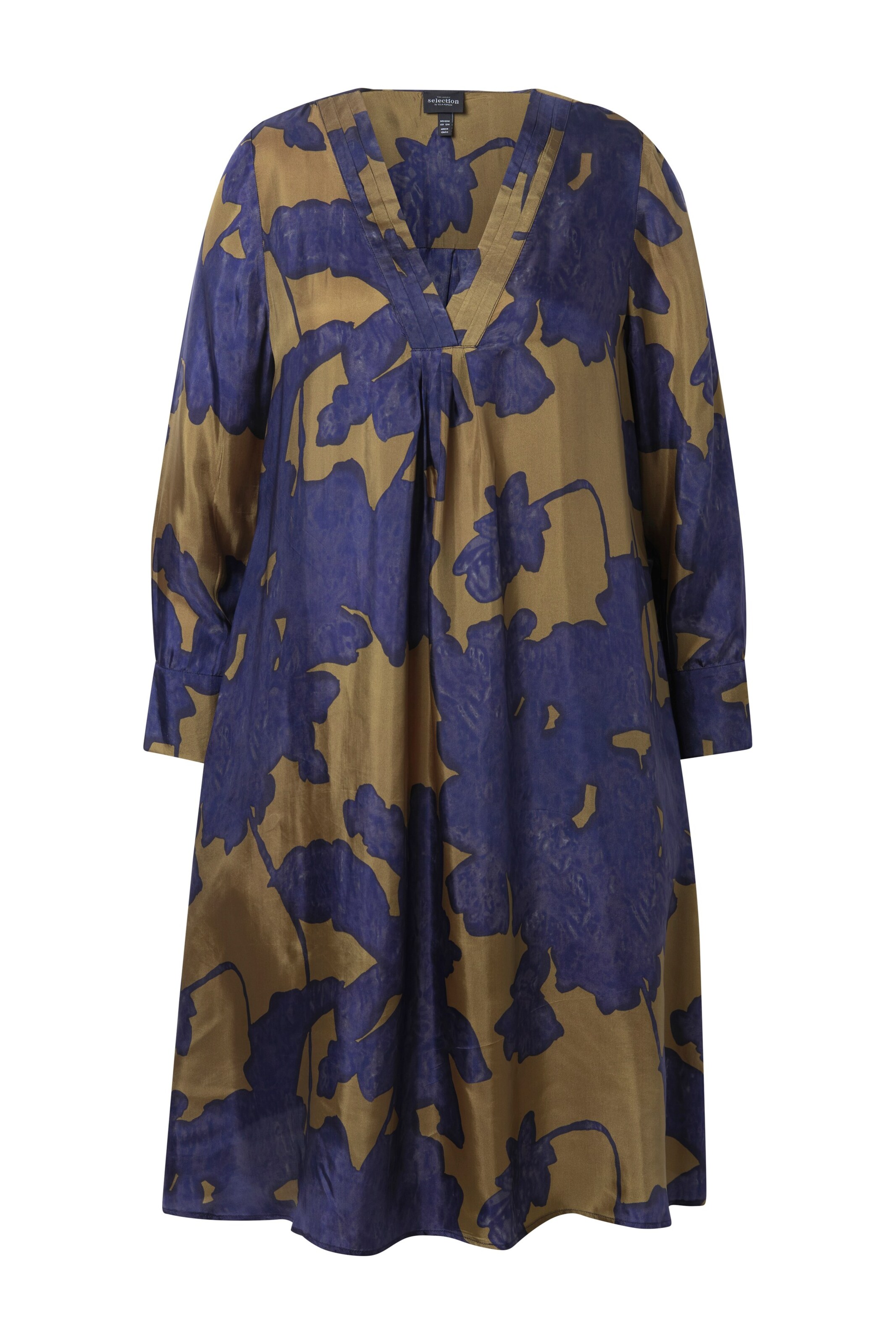 Ulla Popken Dress in Dark blue / Khaki, Item view