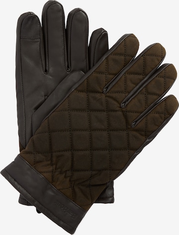 Barbour Перчатки 'Dalegarth' в Зеленый: спереди