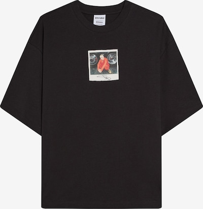 Bershka Paita 'EMINEM' värissä oranssinpunainen / musta / meleerattu musta / offwhite, Tuotenäkymä