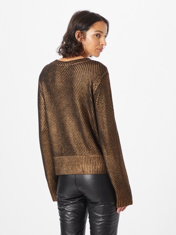 Twinset Knit Cardigan 'GIACCA' in Bronze