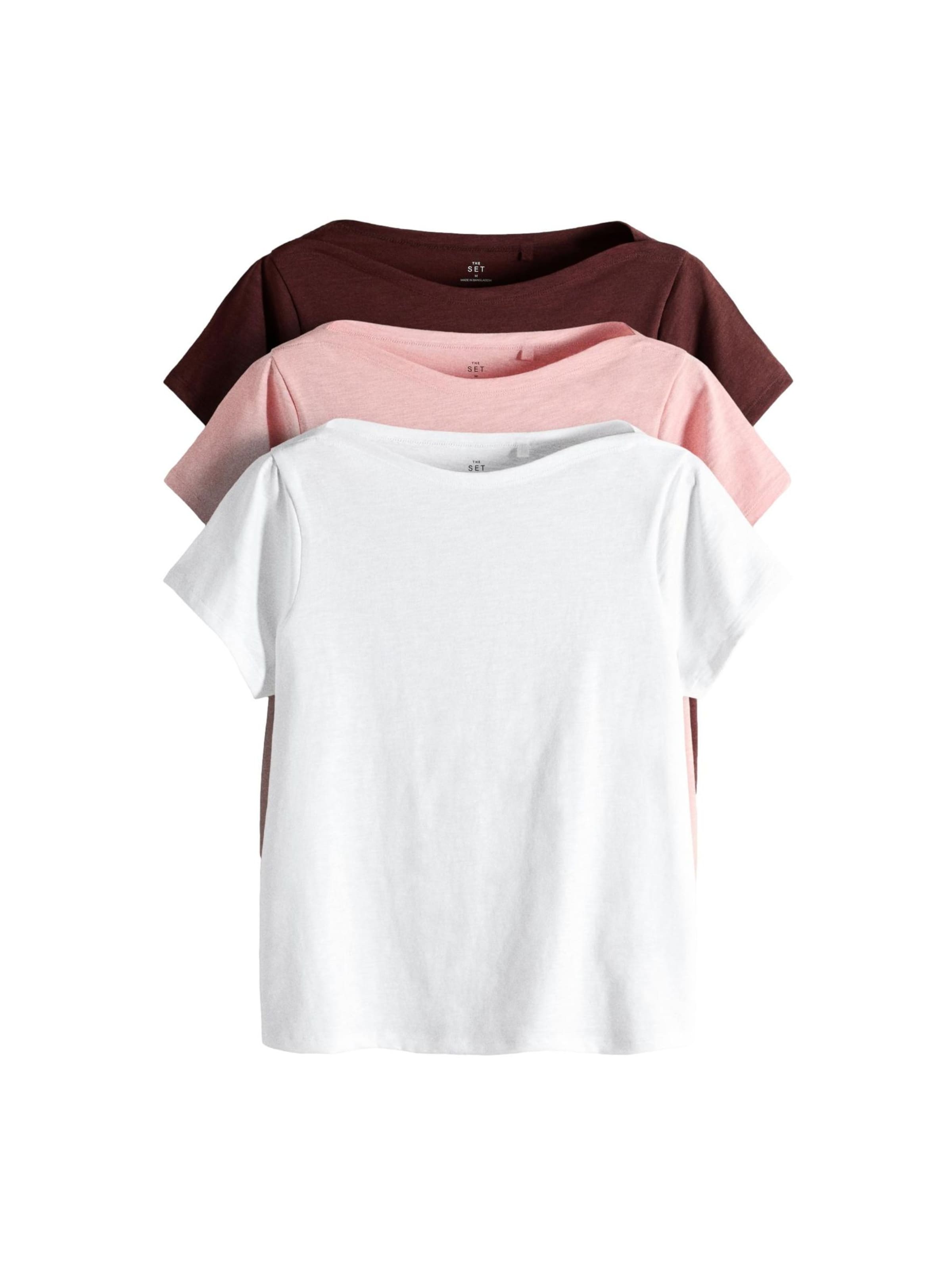 Tricou de la The Set pe roz: față