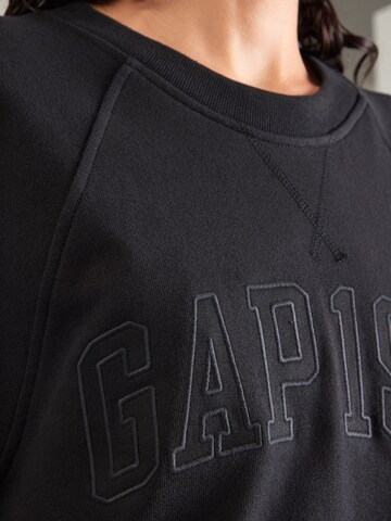 GAPSweater majica - crna boja