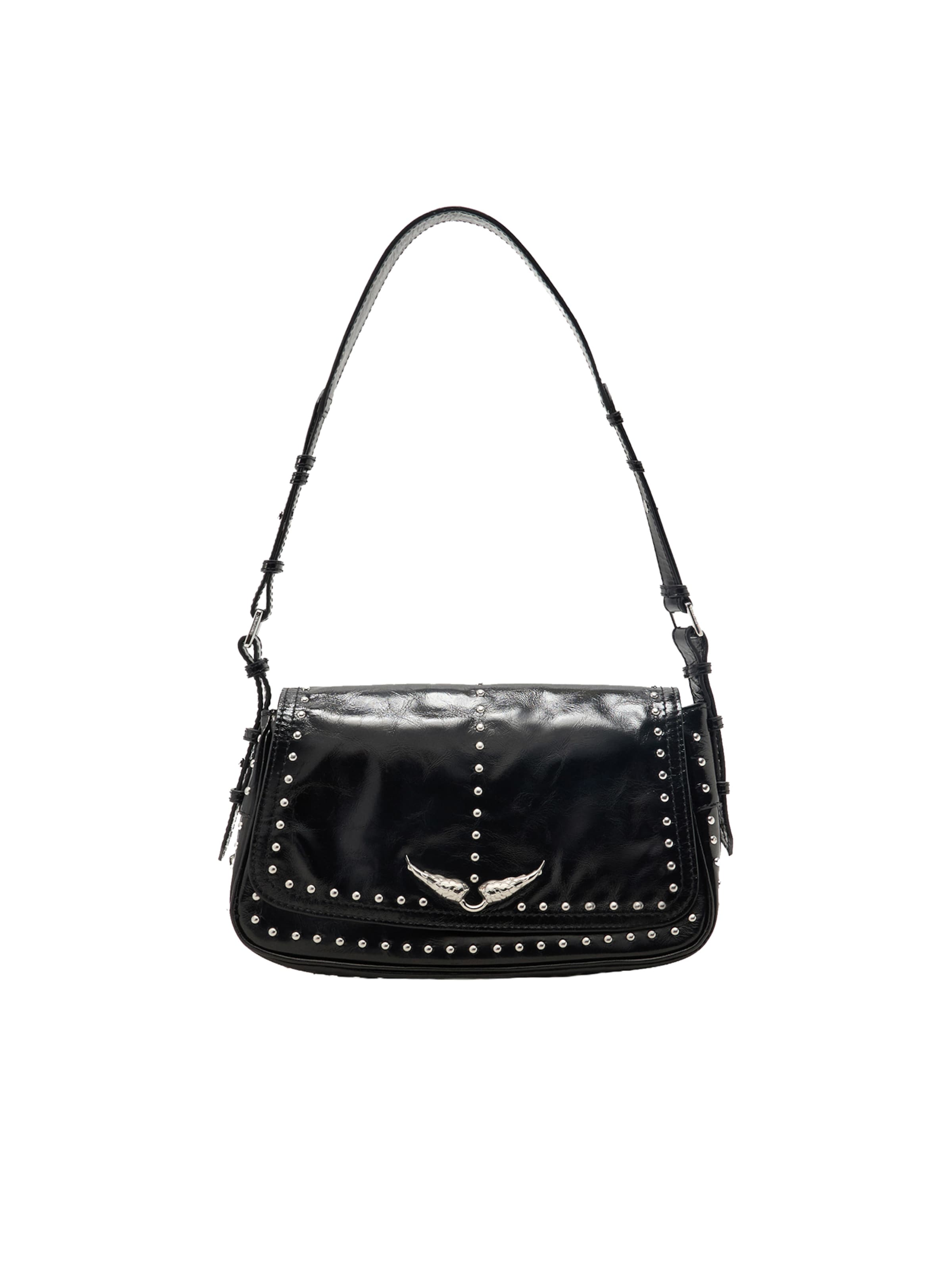Zadig & Voltaire Shoulder Bag 'LE ZOUZOU' in Black: front