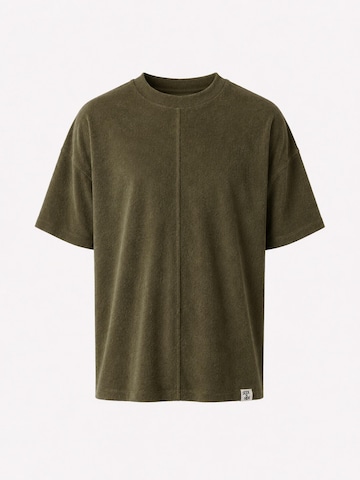 Seek 'n Hide Shirt 'Oversized Towel Tee' in Green: front