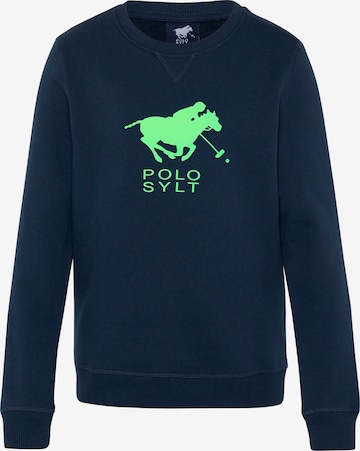 Polo Sylt Sweatshirt in Blue: front