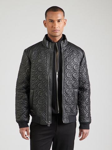 Veste mi-saison GUESS en noir : devant