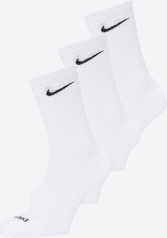 Chaussettes de sport 'Everyday' NIKE en blanc : devant