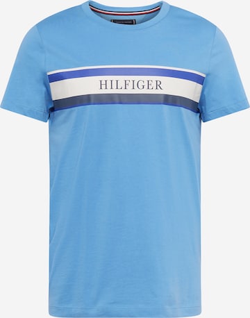 T-Shirt TOMMY HILFIGER en bleu : devant