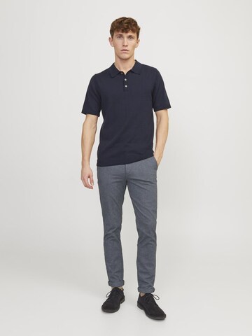 JACK & JONES Slimfit Chinobyxa 'JPSTMarco JJFury' i blå
