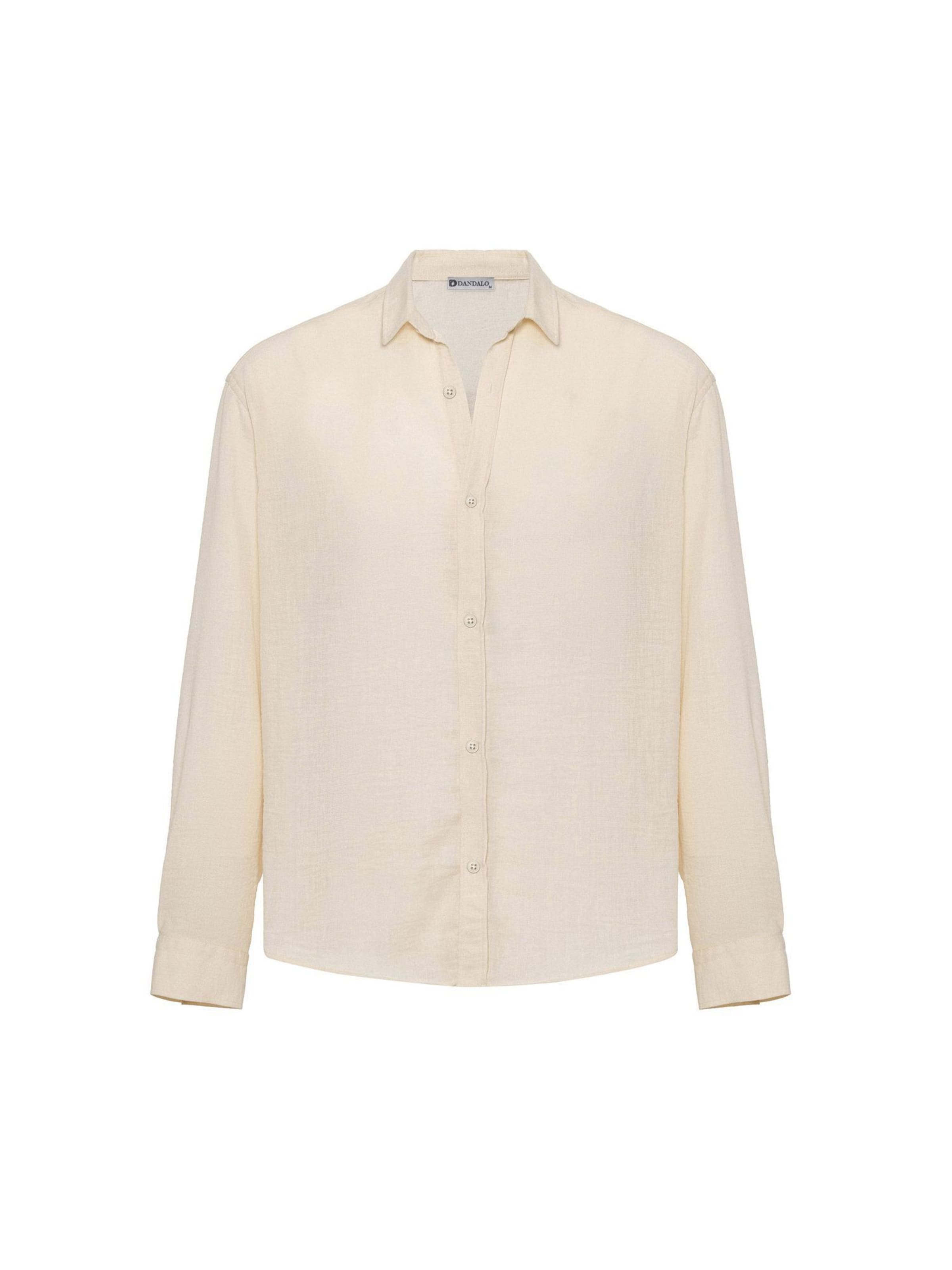 Dandalo Comfort Fit Hemd in Beige: Vorderseite