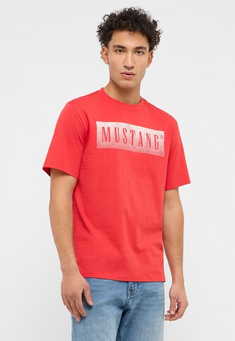 MUSTANG Shirt 'Austin' in Red: front