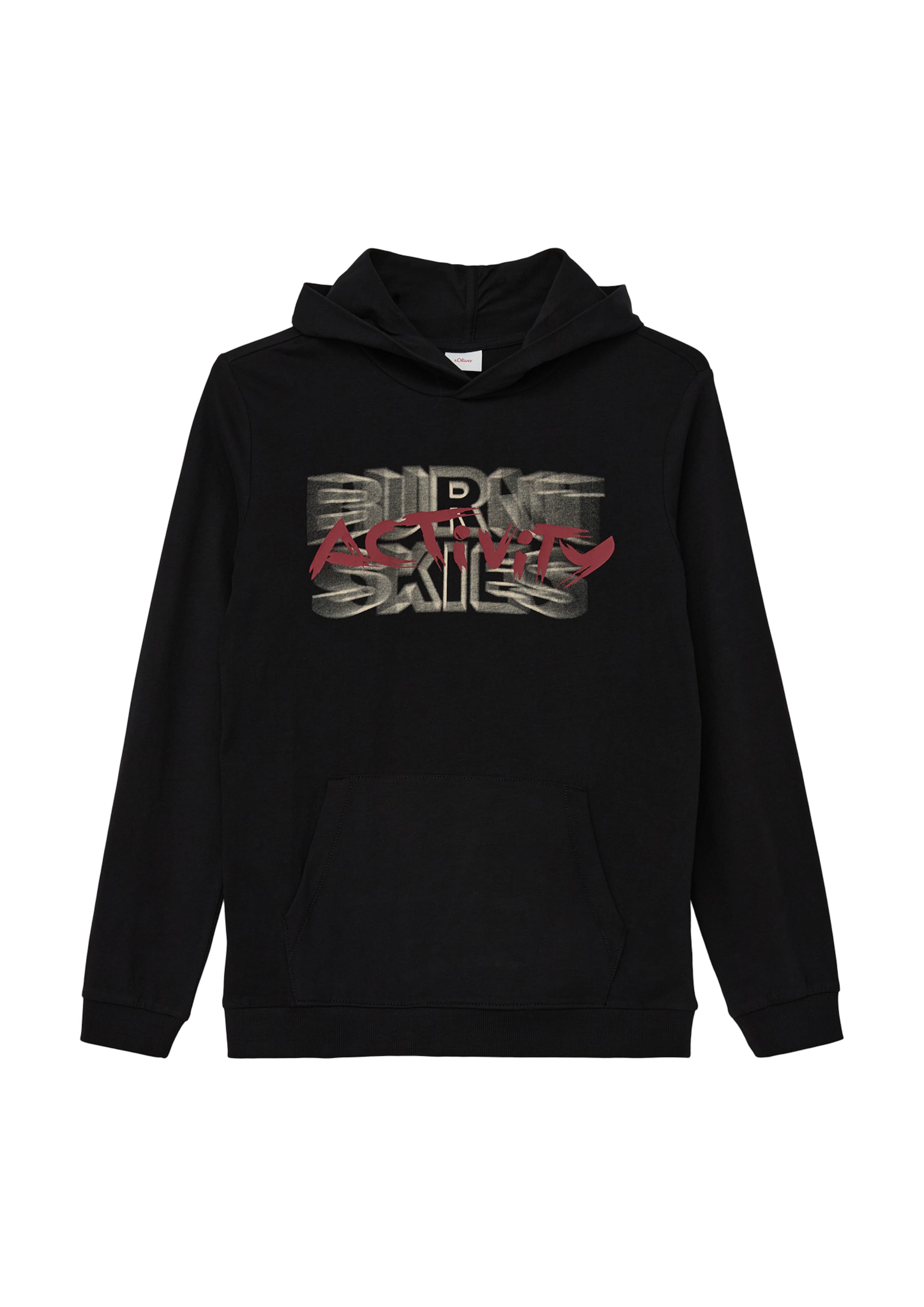 s.Oliver Shirt in Zwart: voorkant