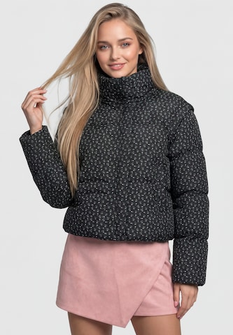 MYMO - Chaqueta de invierno en negro: frente