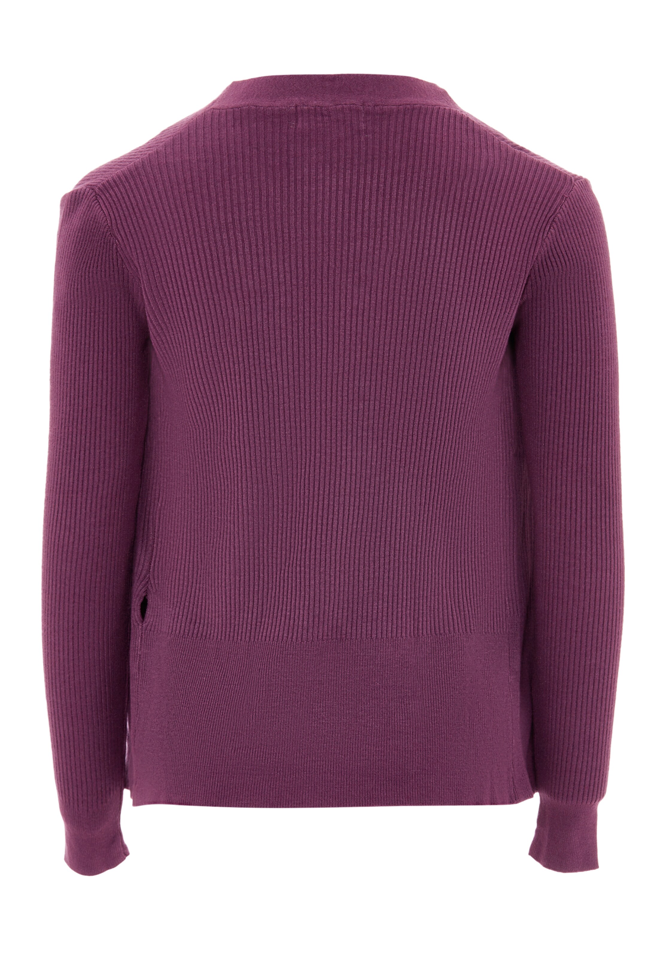 YASANNA - Casaco de malha em roxo