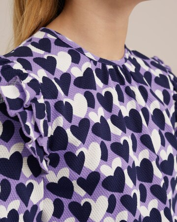 purpurinė WE Fashion Marškinėliai