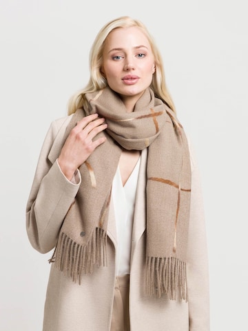 FRAAS Oversized Scarf in Brown: front