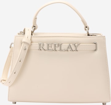 REPLAY Käekott, värv valge: eest vaates