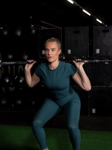 Fortex Fitness Top sportowy 'Essential Crop Top' w kolorze zielony