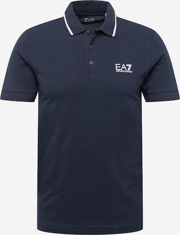 EA7 Emporio Armani Poloshirt in Blau: predná strana