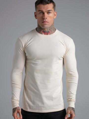 Maglietta 'Essentials' di SikSilk in beige
