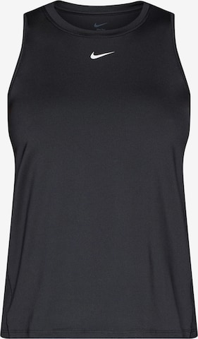 NIKE Top sportowy 'ONE CLASSIC' w kolorze czarny: przód