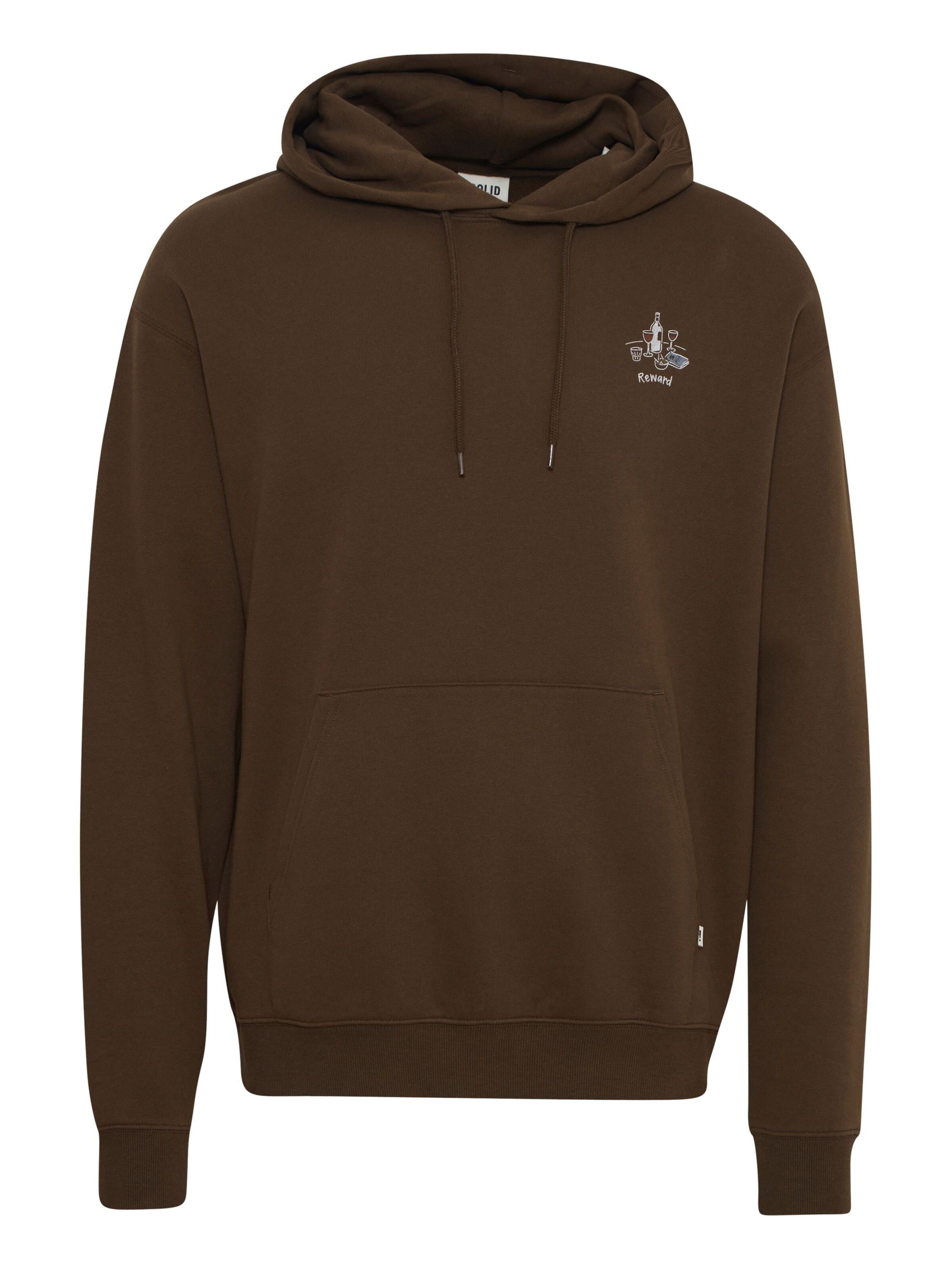 Pull-over !Solid en marron : devant