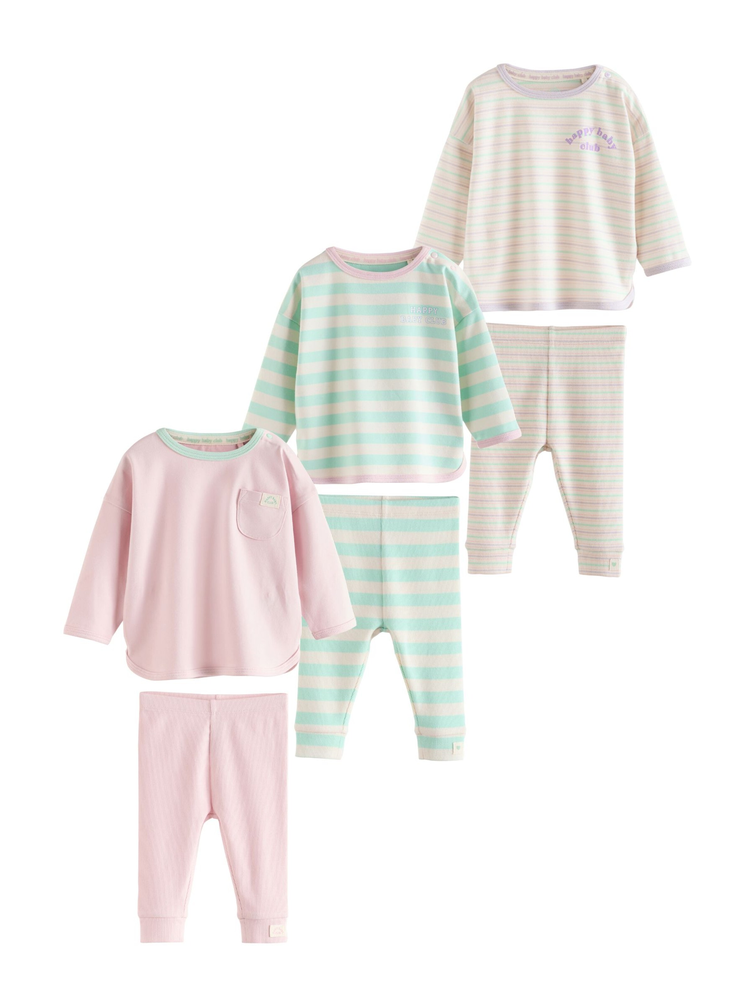 Next - Conjunto en beige: frente