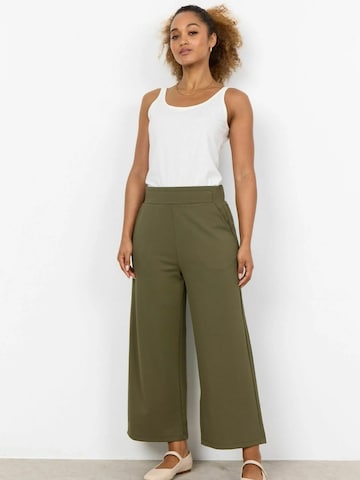 Soyaconcept Wide leg Pants 'Siham' in Green