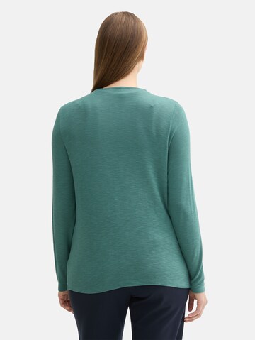 Tom Tailor Women + Knit Cardigan in Green