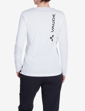 VAUDE Functioneel shirt 'Brand' in Wit