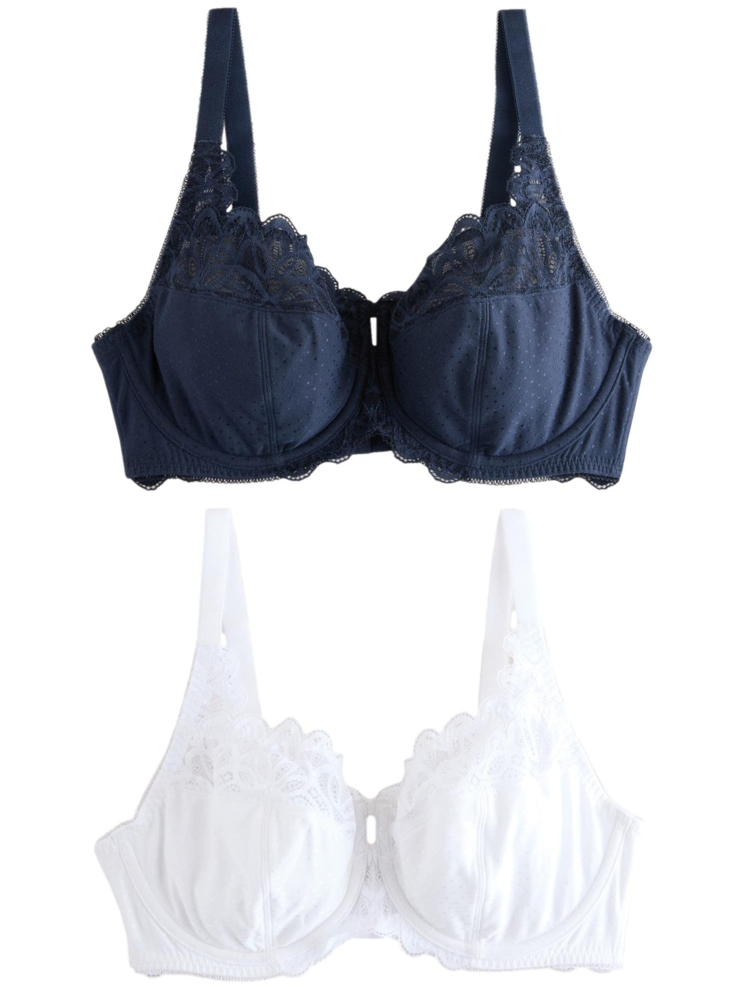 Next - Soutien de tecido Soutien em azul: frente