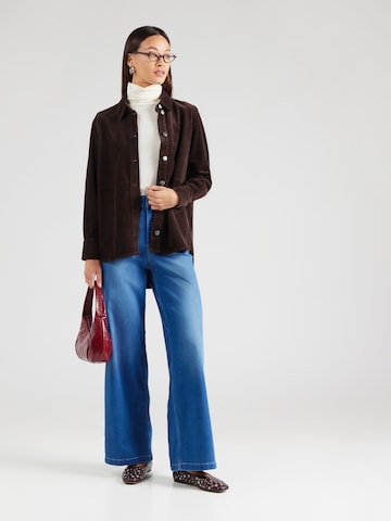 MOS MOSH Flared Jeans 'MMColette Deluxe' in Blue