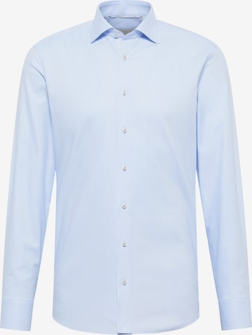 ETERNA Slim fit Business shirt in Blue: front