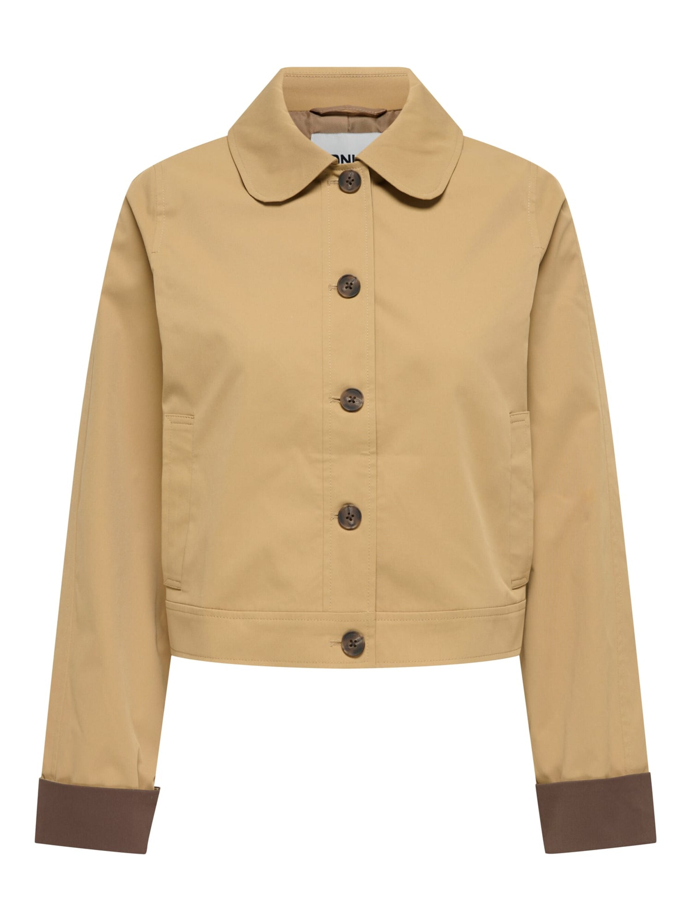 ONLY Between-season jacket 'Orchid' in Brown: front