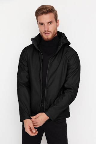 Trendyol Between-Season Jacket in Black: front