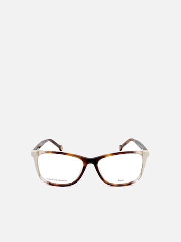 Carolina Herrera - Gafas de sol 'Carolina Herrera CH 0066 Teal brown 55/14/145 WOMAN Eyewear Frame' en marrón: frente