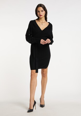 faina Knitted dress in Black