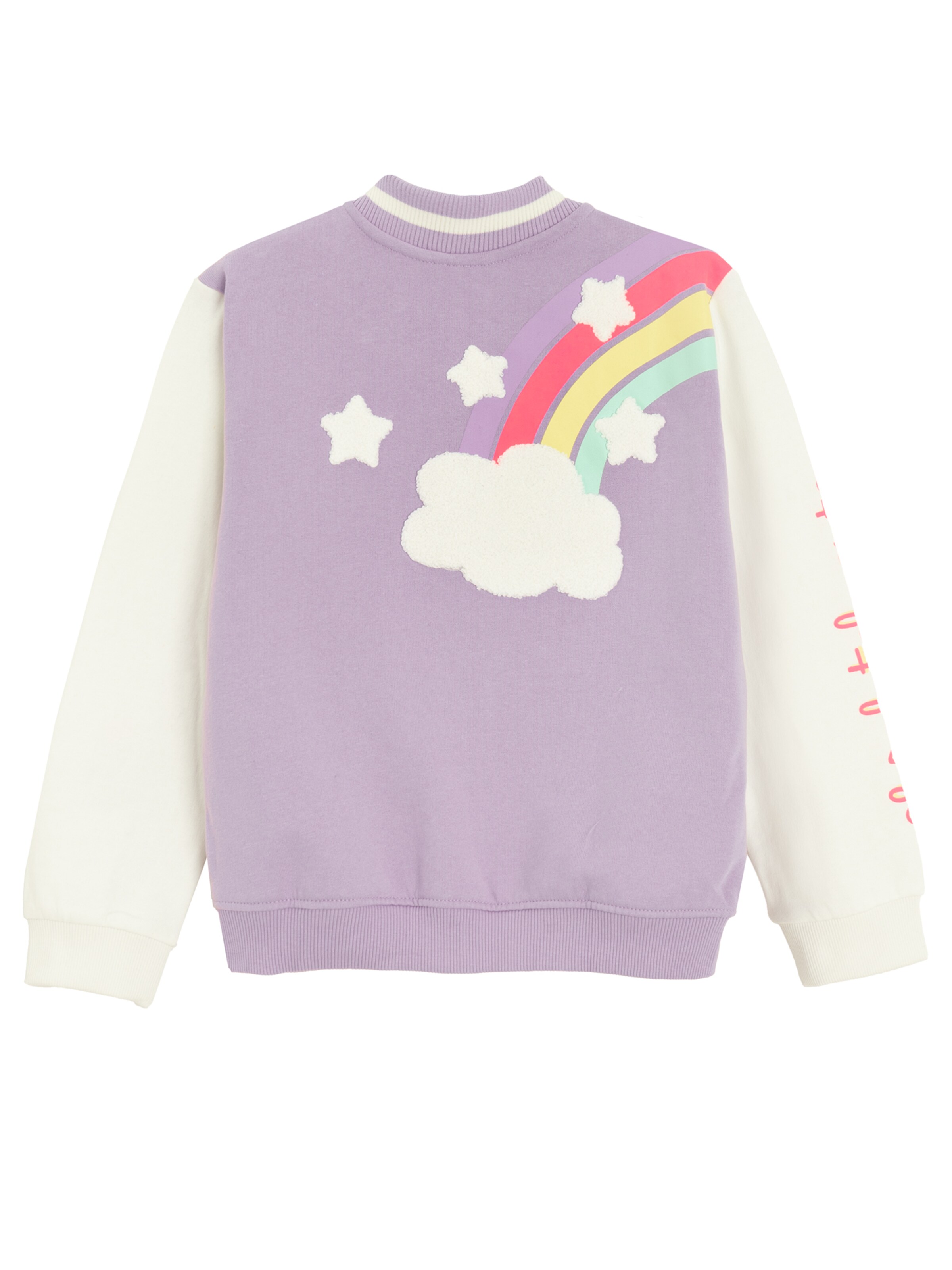 Cool Club Sweatjacke in Lila: Rückseite