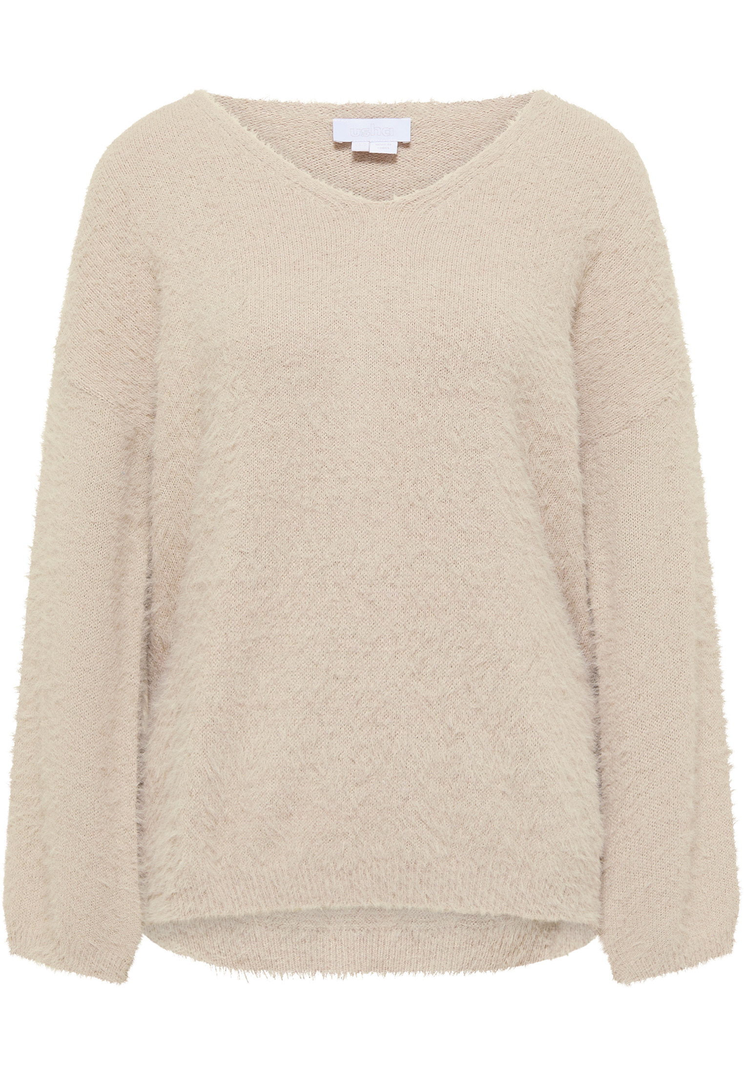Taglie comode PROMO usha WHITE LABEL Pullover extra large in Beige Taglie comode PROMO usha WHITE LABEL Pullover extra large in Beige