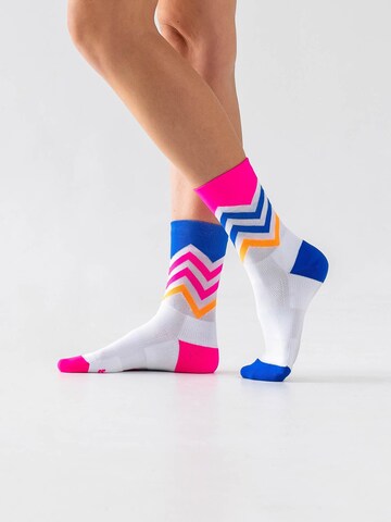 INCYLENCE Athletic Socks 'VOLTS' in Blue