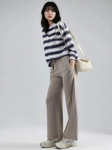 Hiccup Wide leg Broek in Beige