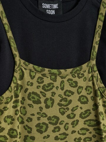 SOMETIME SOON Jurk 'Anna' in Groen