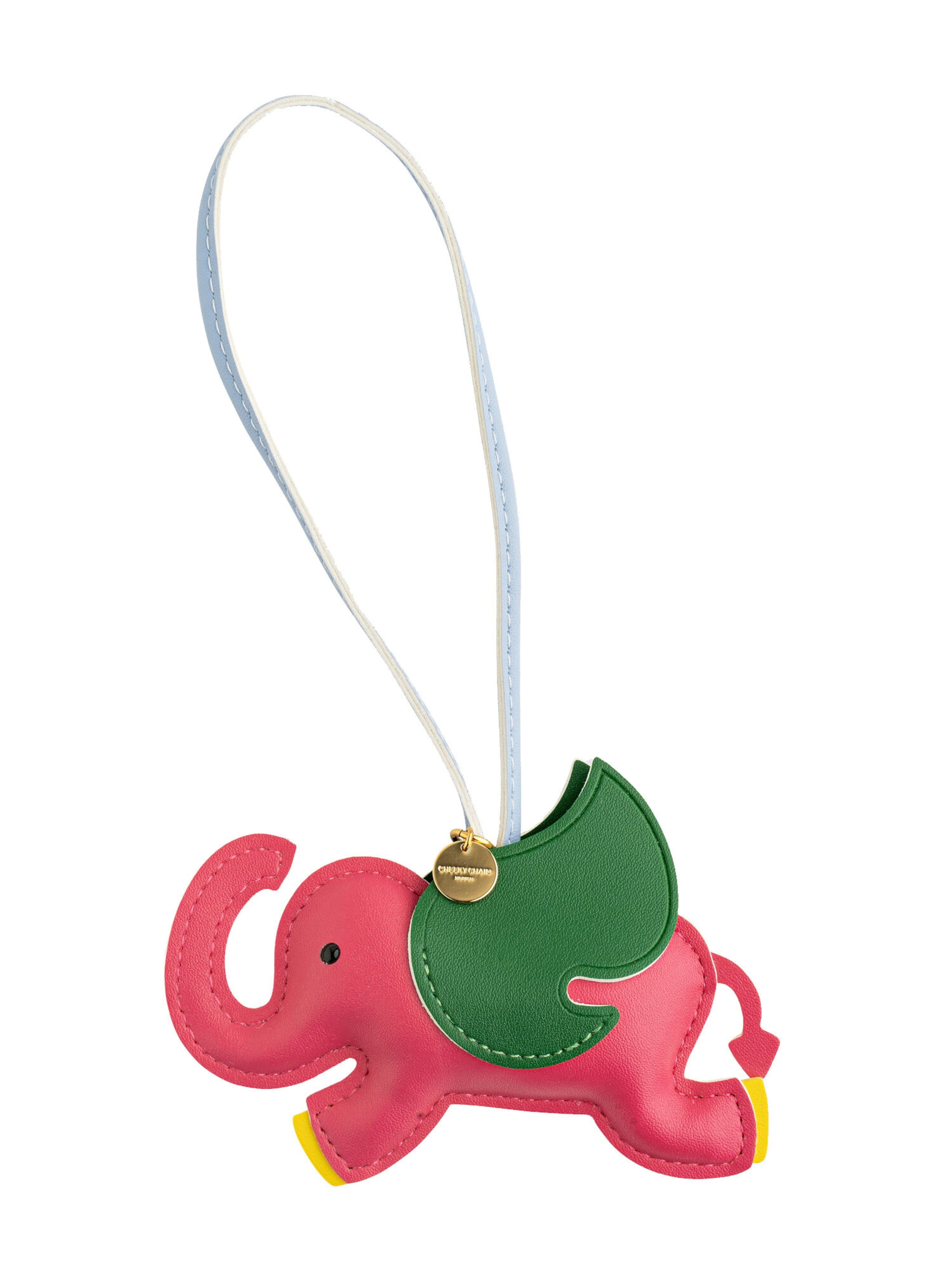 Porte-clés 'Dumbo' Cheeky Chain Munich en rose : devant