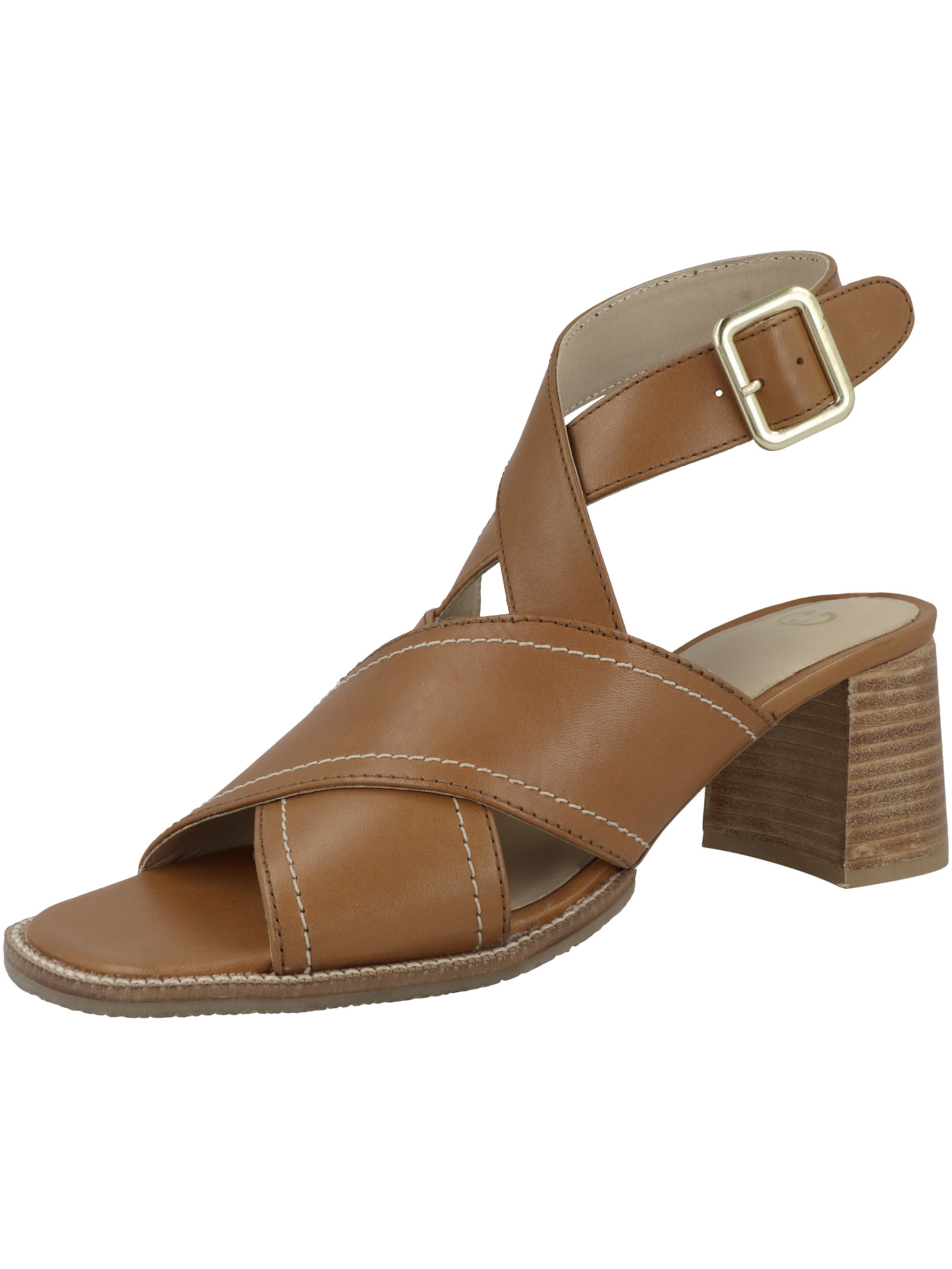 GERRY WEBER Sandale ' Garda 07 ' in Braun: Vorderseite