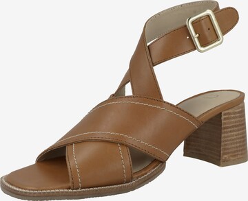 Sandales ' Garda 07 ' GERRY WEBER en marron : devant