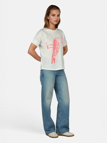 salzhaut Shirt 'UTNAIHN' in Wit