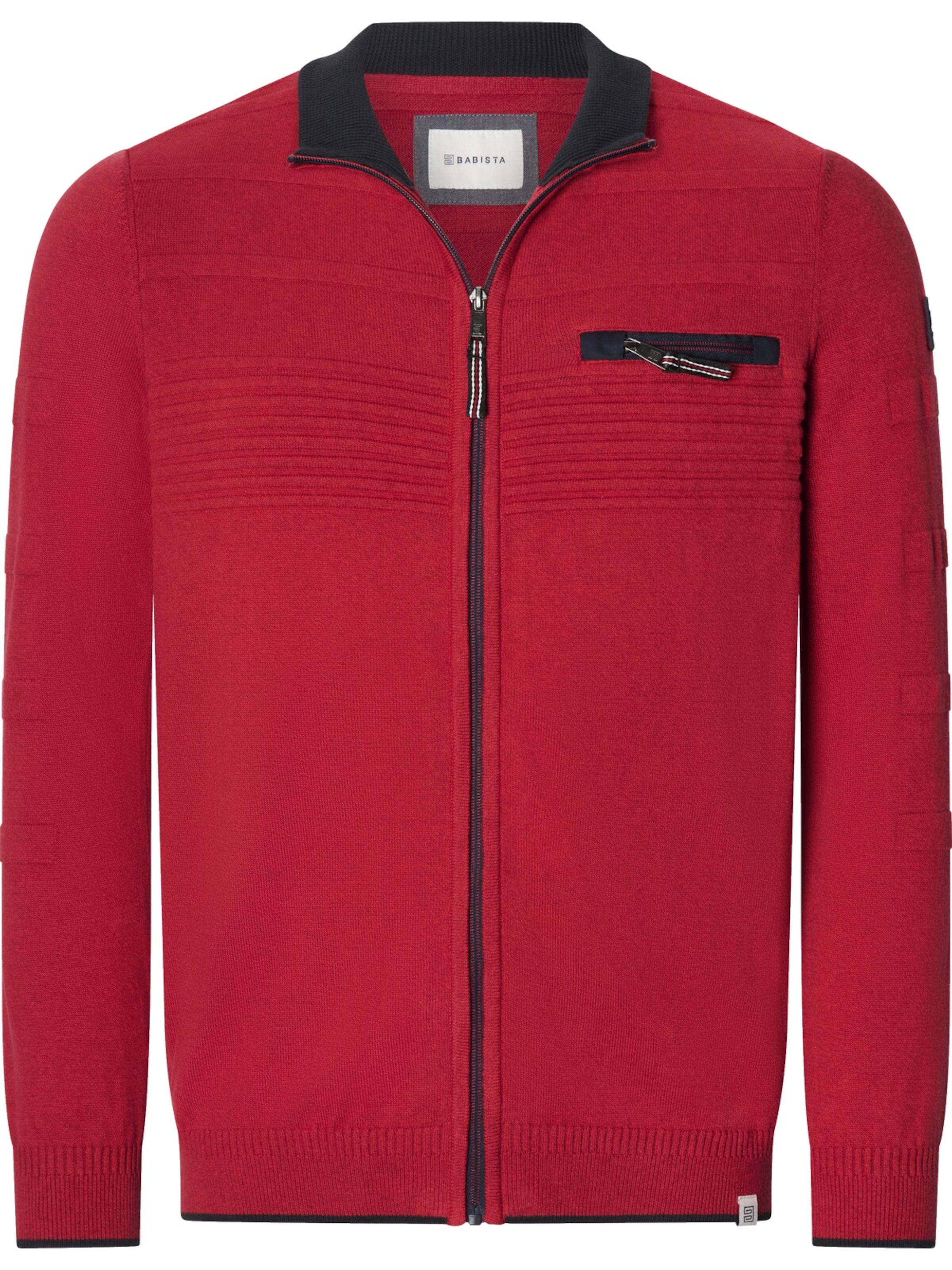 BABISTA Strickjacke 'Tagio' in Rot: Vorderseite