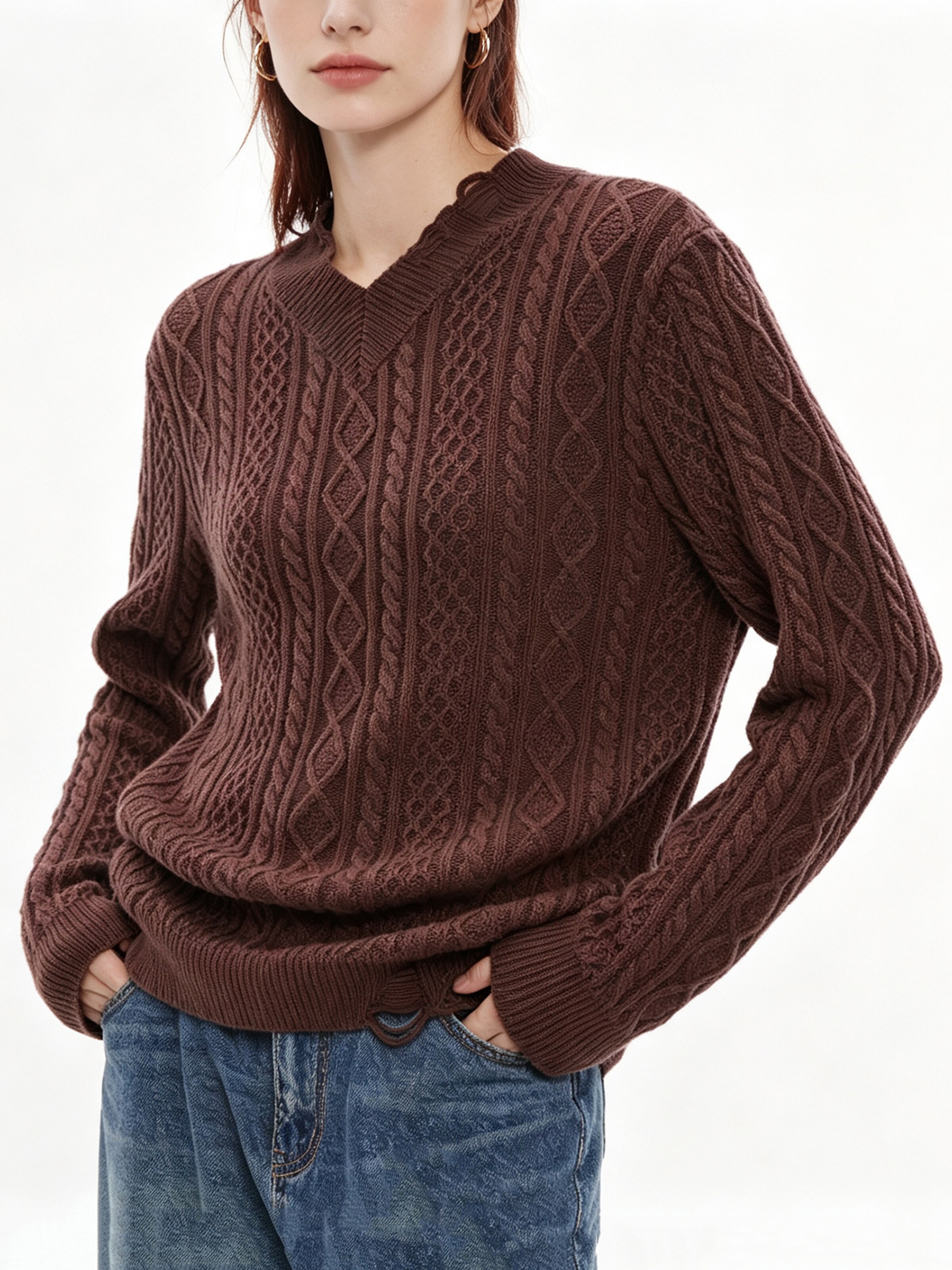 yoligex Pullover‌‌‌‌‌‌ in Braun