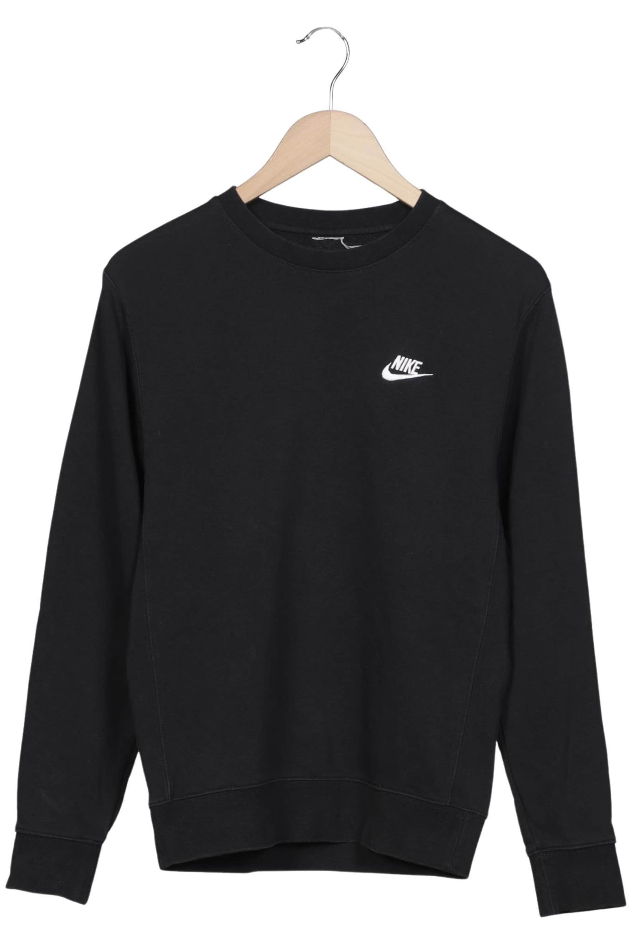 NIKE Sweater S in Schwarz: Vorderseite